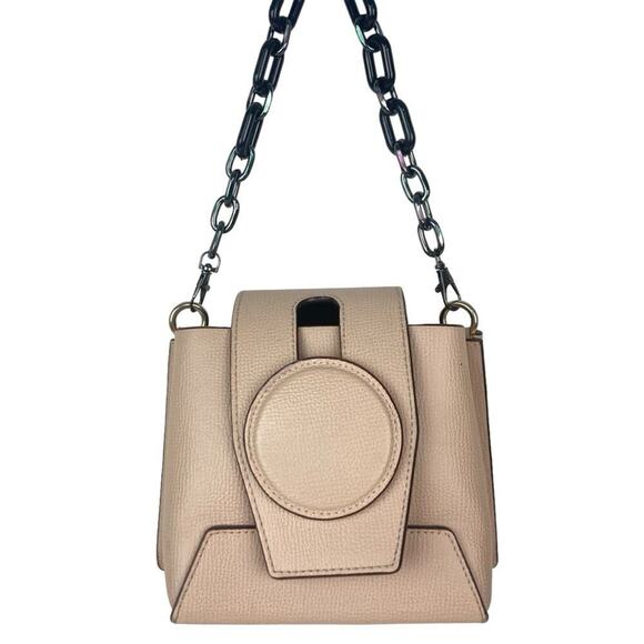 YUZEFI Leather Daria ShouldernBag in Blush - $545. - Picture 4 of 13